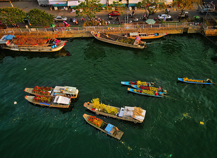 Chợ hoa Xuân “Trên bến dưới thuyền” năm nay, hứa hẹn những sắc màu mới