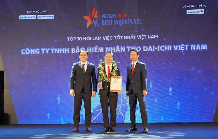 Dai-ichi Life Việt Nam vào top 4 nơi làm việc tốt nhất Việt Nam ngành bảo hiểm