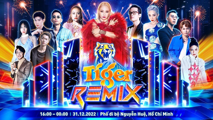 Nữ ca sĩ Hàn Quốc CL trình diễn tại Tiger Remix 2023