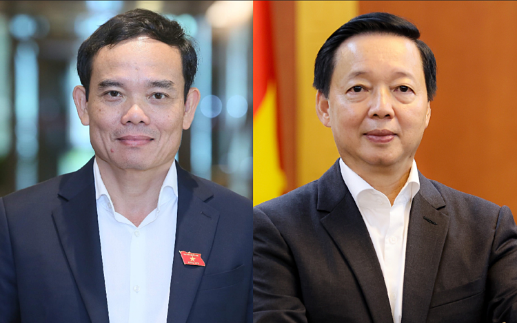 Trình Quốc hội phê chuẩn bổ nhiệm hai ông Trần Hồng Hà và Trần Lưu Quang làm phó thủ tướng - Ảnh 1. Ông Trần Lưu Quang (trái) và ông Trần Hồng Hà