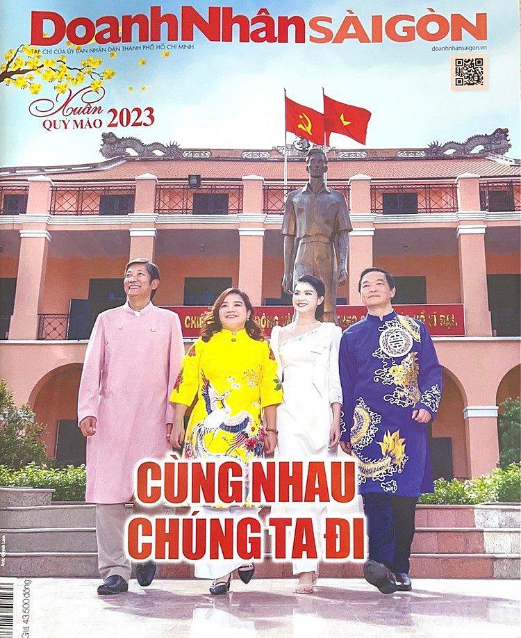 Bìa báo Xuân của Tạp chí Doanh nhân Sài Gòn