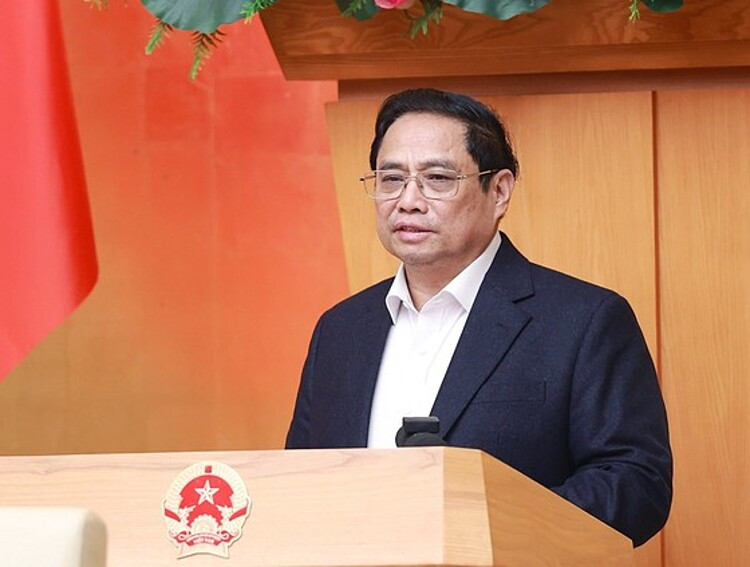 Thủ tướng Phạm Minh Chính chủ trì và phát biểu tại phiên họp Chính phủ thường kỳ, sáng 2/2/2023
