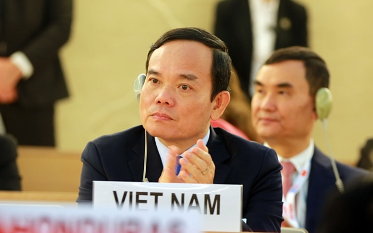 Phó Thủ tướng Trần Lưu Quang dự Phiên họp cấp cao khoá 52 Hội đồng Nhân quyền Liên Hợp Quốc (LHQ) tại Geneva, Thụy Sĩ - Ảnh: VGP/Hải Minh