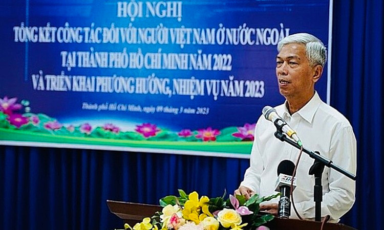 Phó chủ tịch UBND TP.HCM Võ Văn Hoan phát biểu tại hội nghị