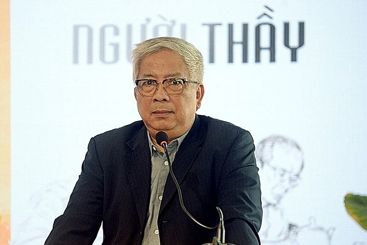 Thượng tướng Nguyễn Chí Vịnh phát biểu tại buổi giao lưu