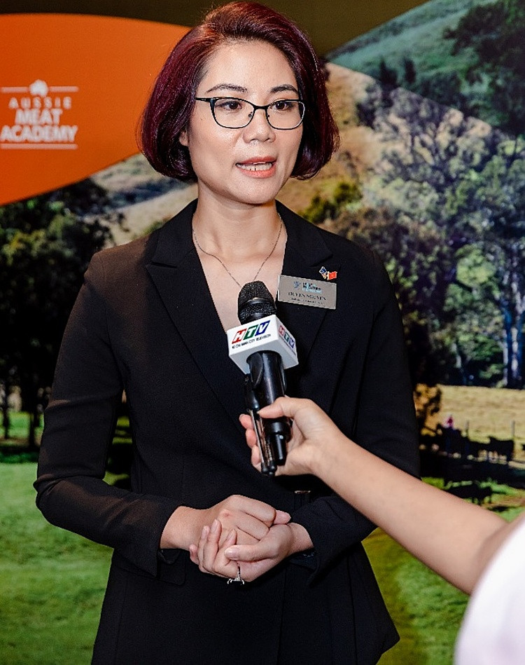 Bà Nguyễn Thúy Huyền - Giám đốc Thương Mại và Đầu tư bang Queensland, Úc tại Việt Nam