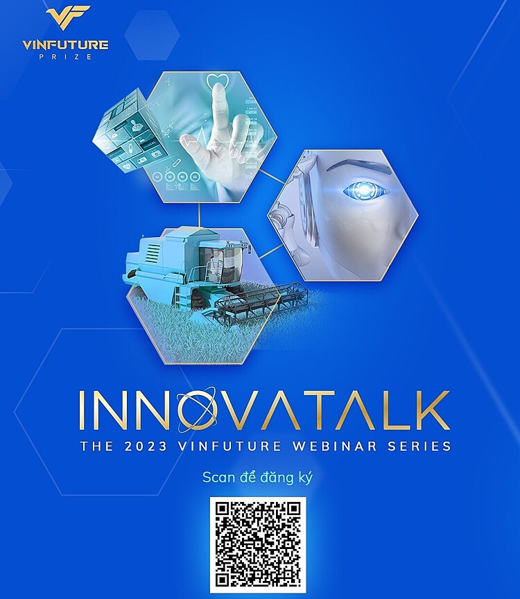 Quỹ VinFuture khởi động chuỗi 8 buổi hội thảo trực tuyến "InnovaTalk 2023" - Ảnh: Đ.H. Quỹ VinFuture khởi động chuỗi 8 buổi hội thảo trực tuyến "InnovaTalk 2023"