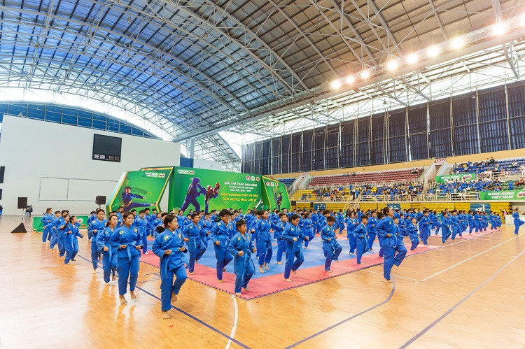 Giải Vovinam Việt Võ Đạo Cúp Nestlé MILO 2023 đón gần 2.000 vận động viên tranh tài