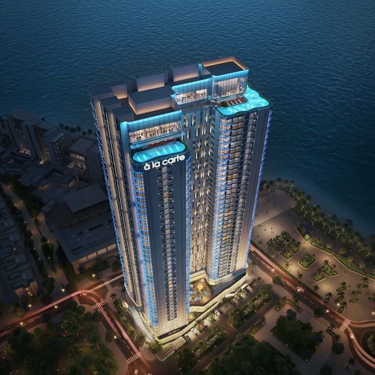 Tòa tháp khách sạn cao nhất Hạ Long: À La Carte Halong Bay sắp vận hành