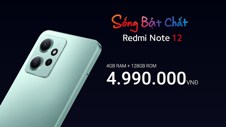 Xiaomi ra mắt dòng Redmi Note 12