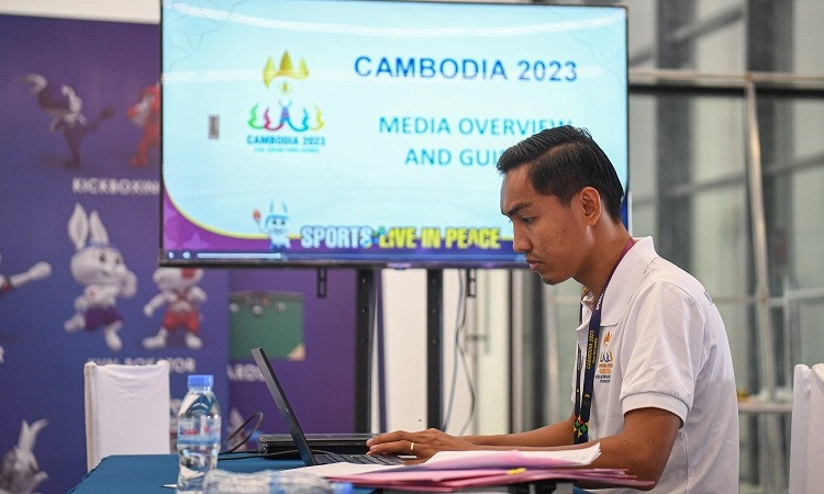 SEA Games 32: Campuchia vận hành hai trung tâm báo chí