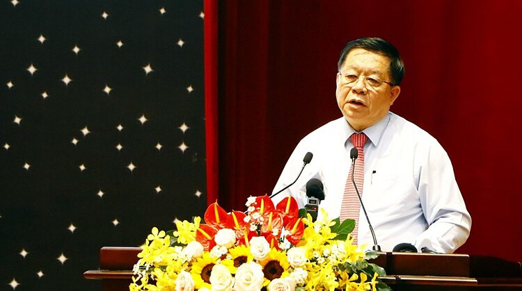 Ông Nguyễn Trọng Nghĩa, Bí thư Trung ương Đảng, Trưởng Ban Tuyên giáo Trung ương phát biểu chỉ đạo hội nghị