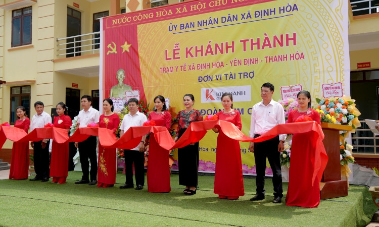 Thanh Hóa: Khánh thành trạm y tế xã Định Hòa
