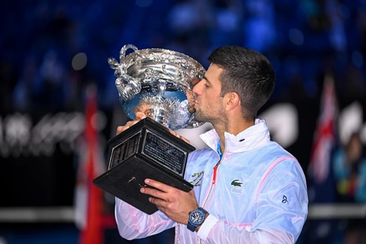 Novak Djokovic lần thứ 10 vô địch giải Úc mở rộng