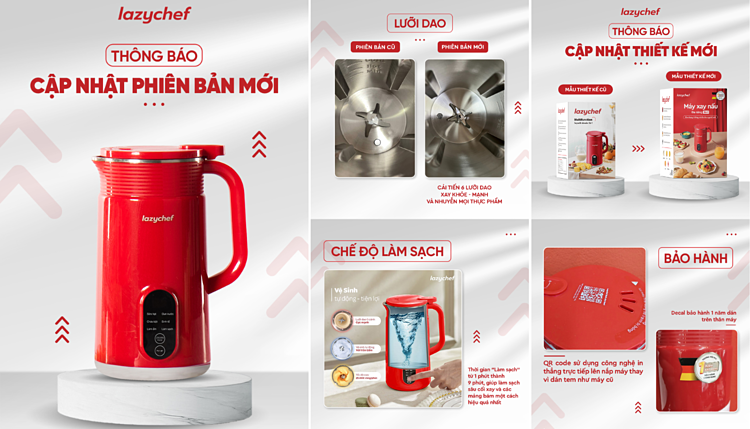 Lazychef Việt Nam không ngừng cải tiến về chất lượng và giá trị sản phẩm