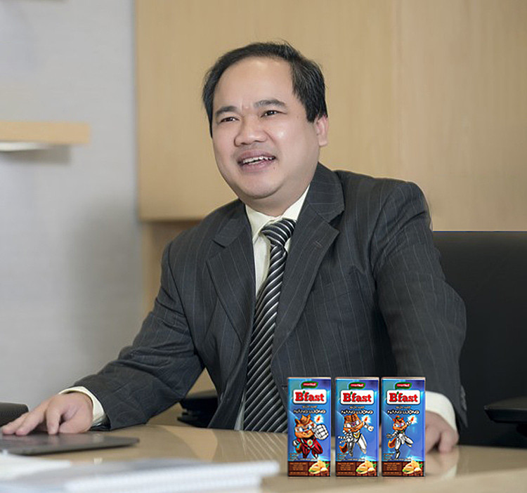 Ông Trương Công Thắng - CEO Masan rất tự tin về sản phẩm B’fast và hứa hẹn sẽ có thêm nhiều sản phẩm sữa hạt nữa đến từ Masan