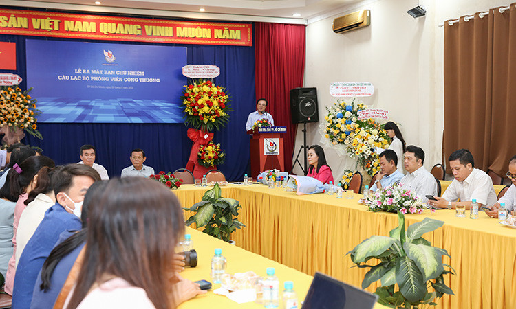 Ông Lê Huỳnh Minh Tú, Phó giám đốc Sở Công thương TP.HCM nhấn mạnh vai trò của báo chí với ngành công thương