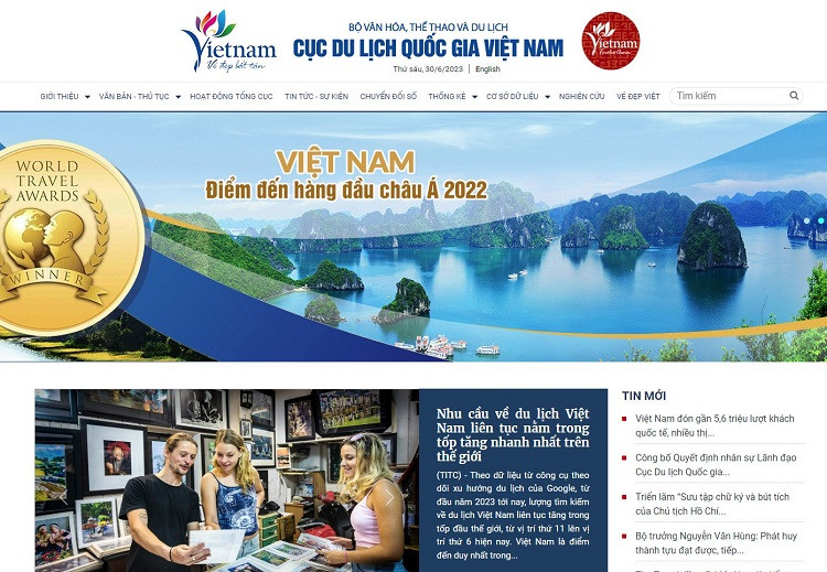 Tổng cục Du lịch đổi tên thành Cục Du lịch Quốc gia Việt Nam