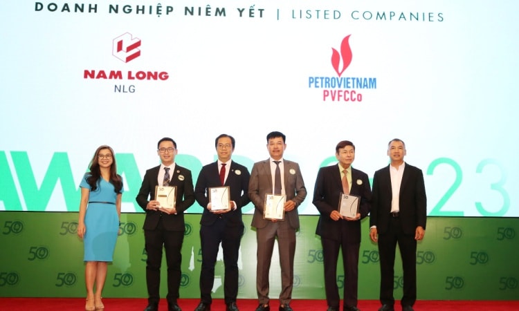 Vinh danh top 50 doanh nghiệp phát triển bền vững tiêu biểu 2023