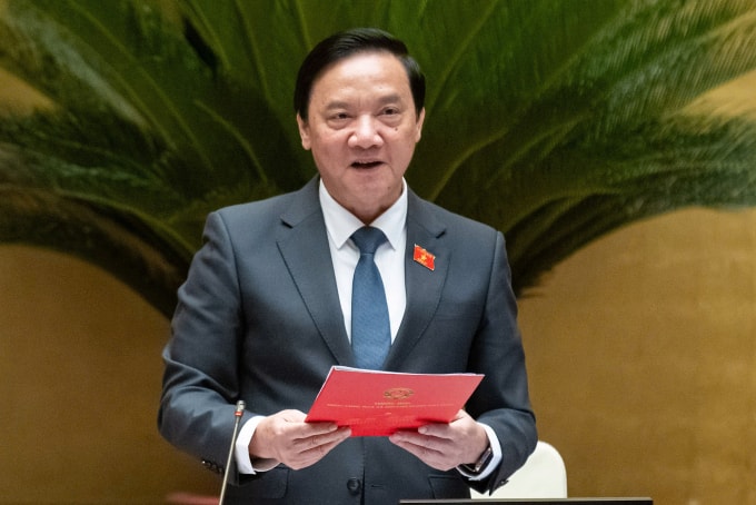 Phó chủ tịch Quốc hội Nguyễn Khắc Định. Ảnh: Cổng TTĐT Quốc hội