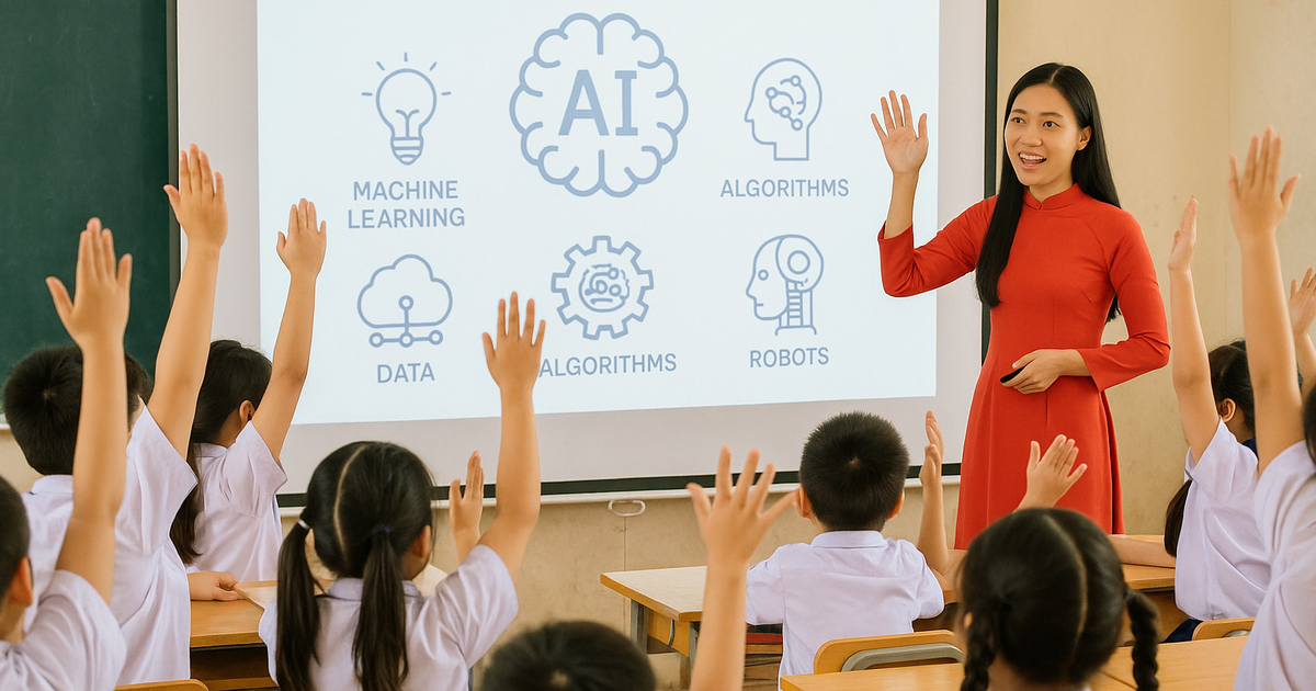 Thế giới tăng tốc đưa AI vào trường học, có nơi bắt đầu từ mẫu giáo