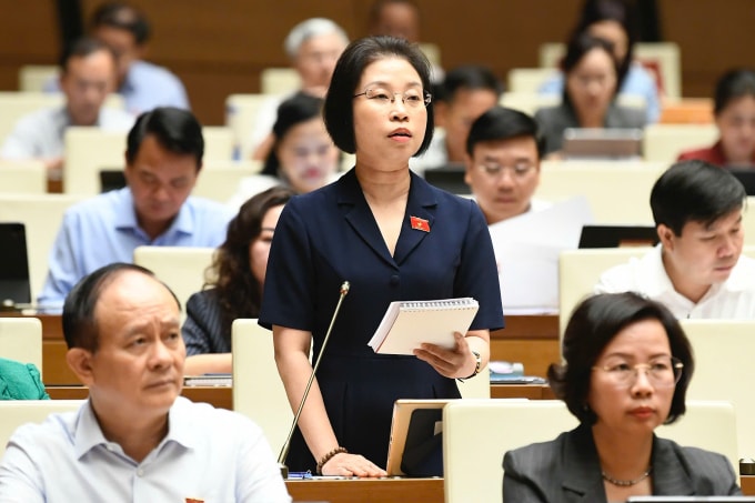 Phó đoàn Hà Nội Phạm Thị Thanh Mai. Ảnh: Giang Huy