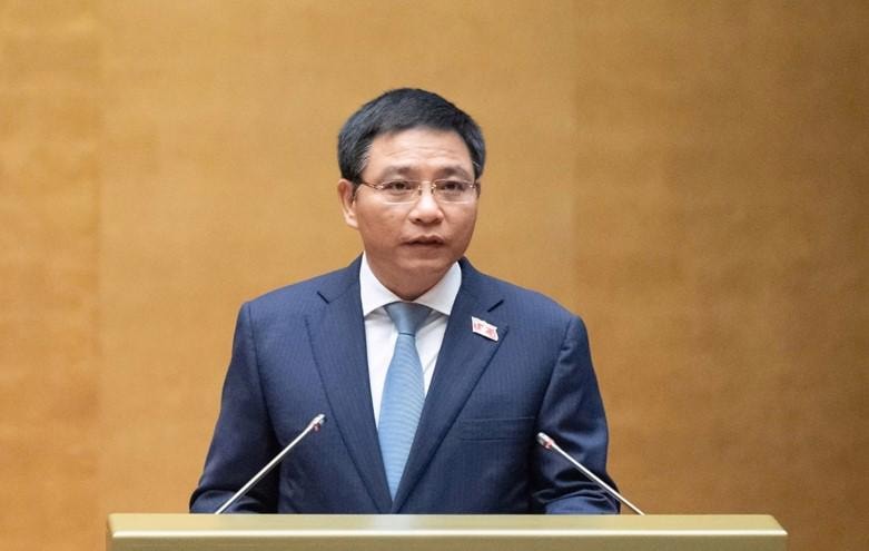 Bộ trưởng Bộ Tài chính Nguyễn Văn Thắng (Ảnh: Quốc hội)