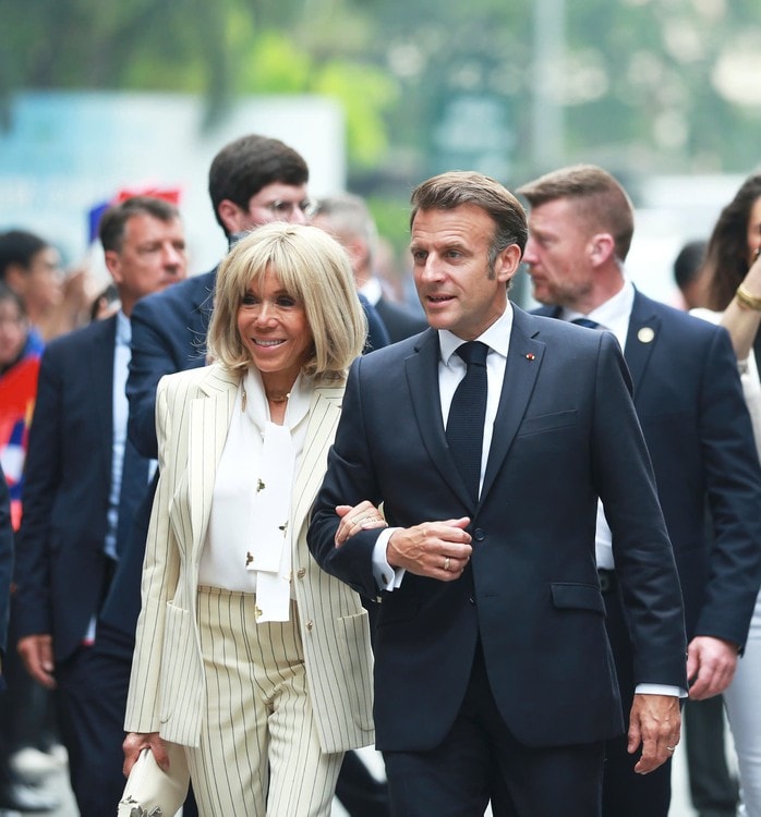 Tổng thống Pháp Emmanuel Macron và Phu nhân kết thúc chuyến thăm Việt Nam- Ảnh 1.