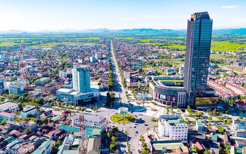 Một góc thành phố Hà Tĩnh