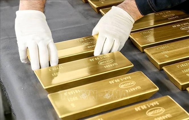 Giá vàng thế giới tăng 6% trong tuần qua | baotintuc.vn