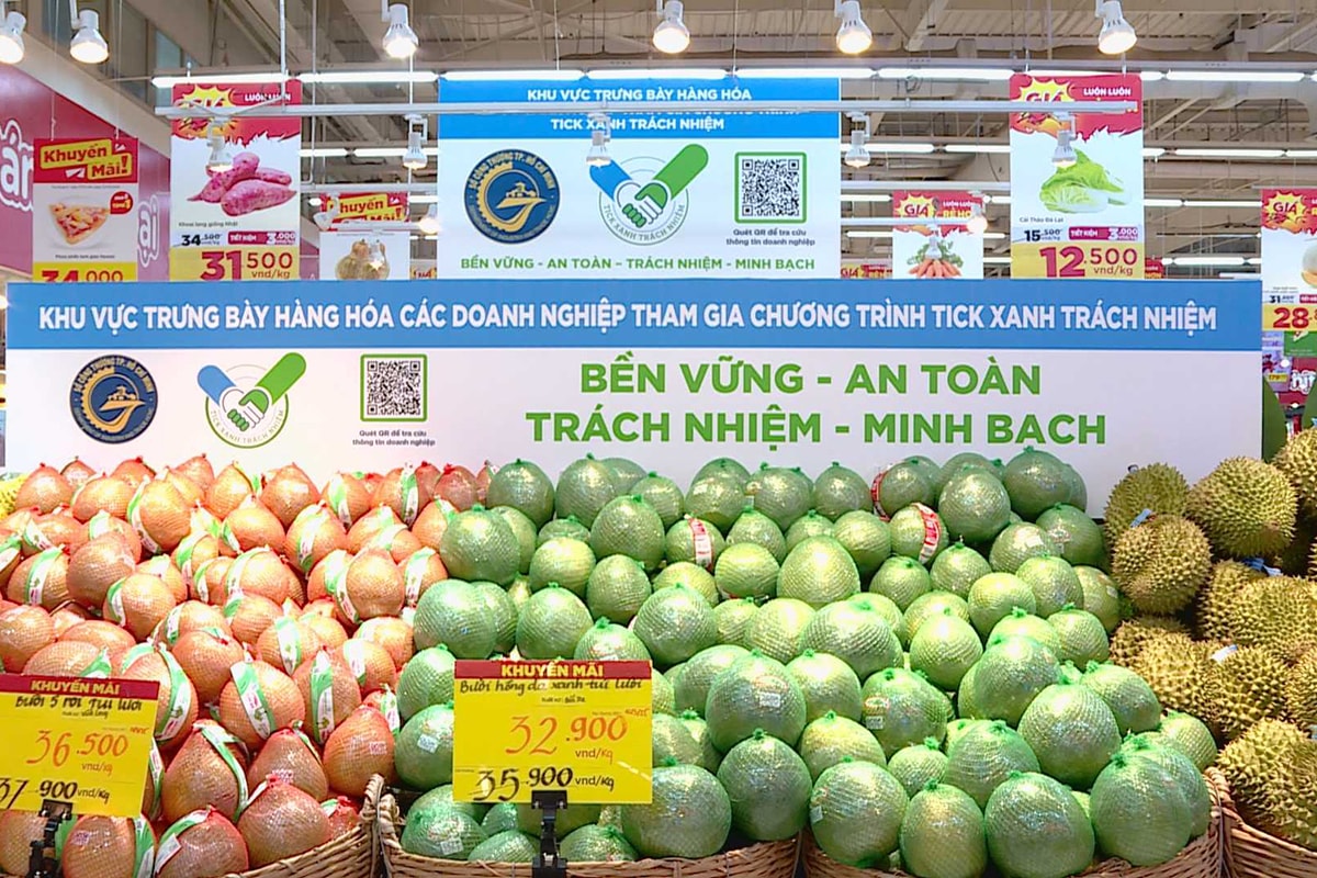 Bản sao TP.HCM đẩy mạnh chương trình 'Tick xanh trách nhiệm'