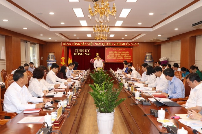 Đoàn công tác Trung ương làm việc với Tỉnh uỷ Đồng Nai - Ảnh 2.