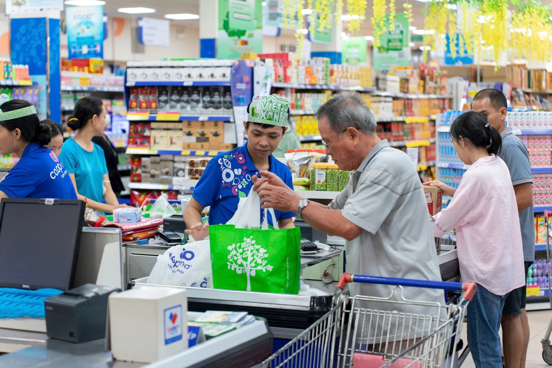 Tự mang túi mua sắm chuẩn xanh