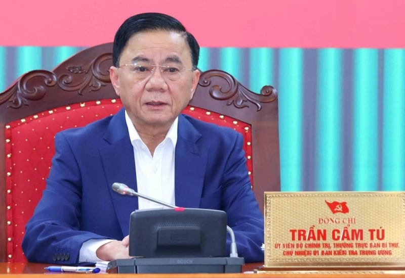 Thường trực Ban Bí thư Trần Cẩm Tú thôi giữ chức Chủ nhiệm Uỷ ban Kiểm tra Trung ương