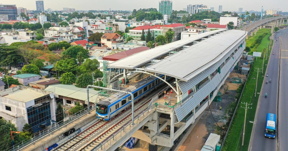 Xác định 2 tuyến metro nối sân bay Tân Sơn Nhất với Long Thành | Báo Dân trí
