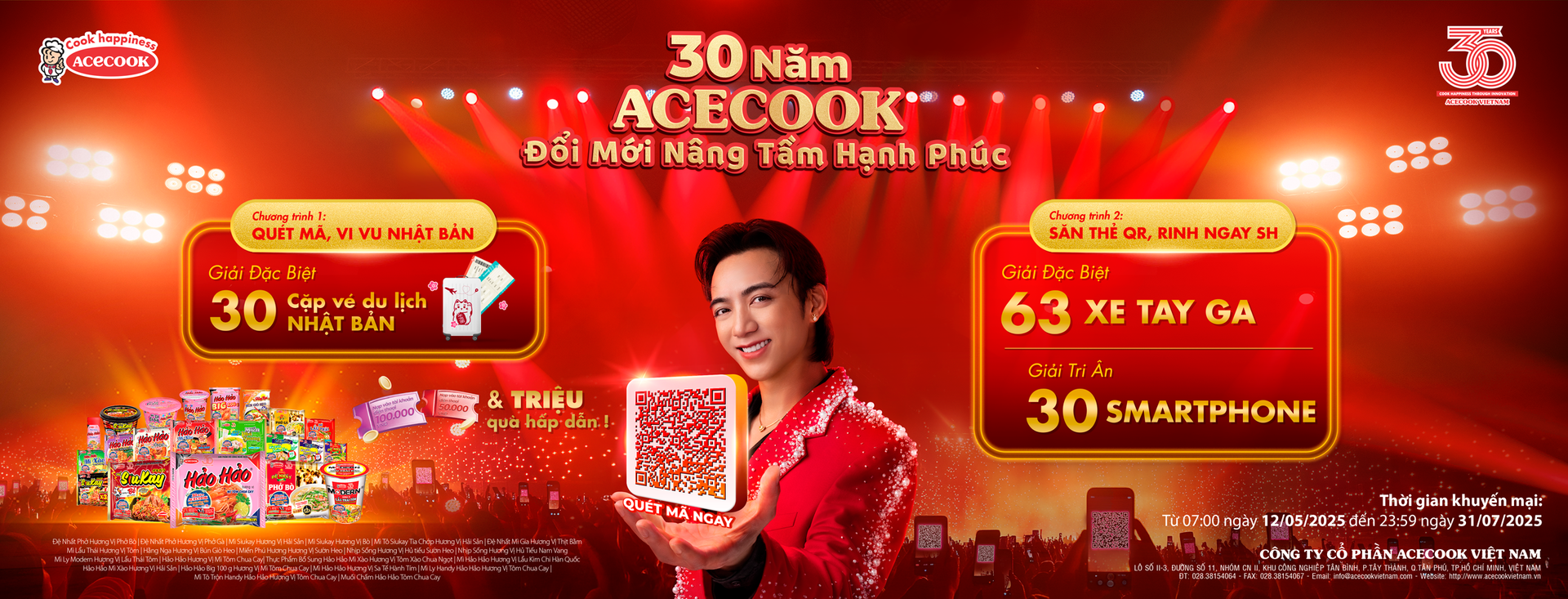 Chương trình khuyến mãi tri ân người tiêu dùng nhân dịp kỷ niệm 30 năm