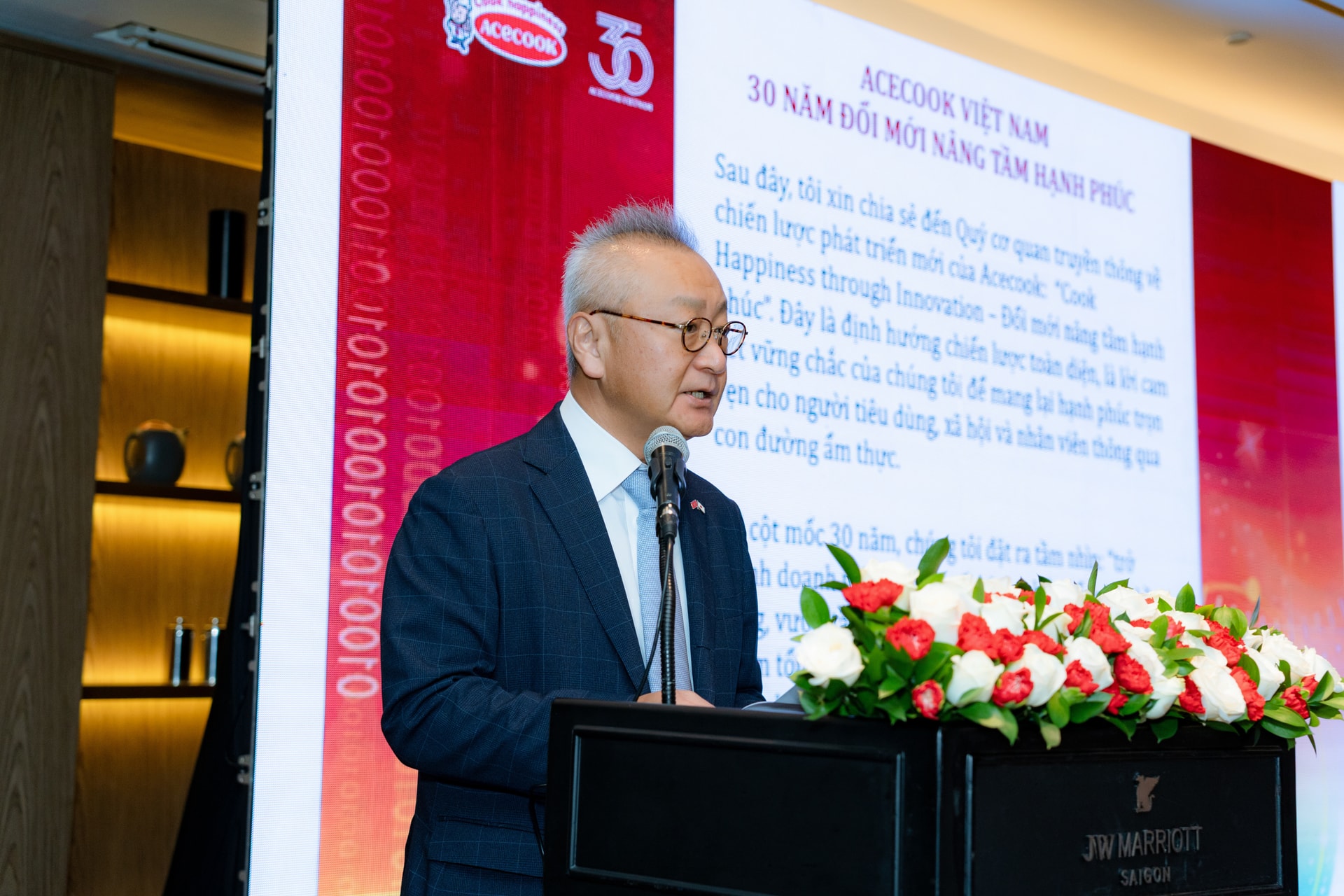 TGĐ Acecook Việt Nam_Ông Kaneda Hiroki công bố chiến lược phát triển mới “Đổi Mới Nâng Tầm Hạnh Phúc”