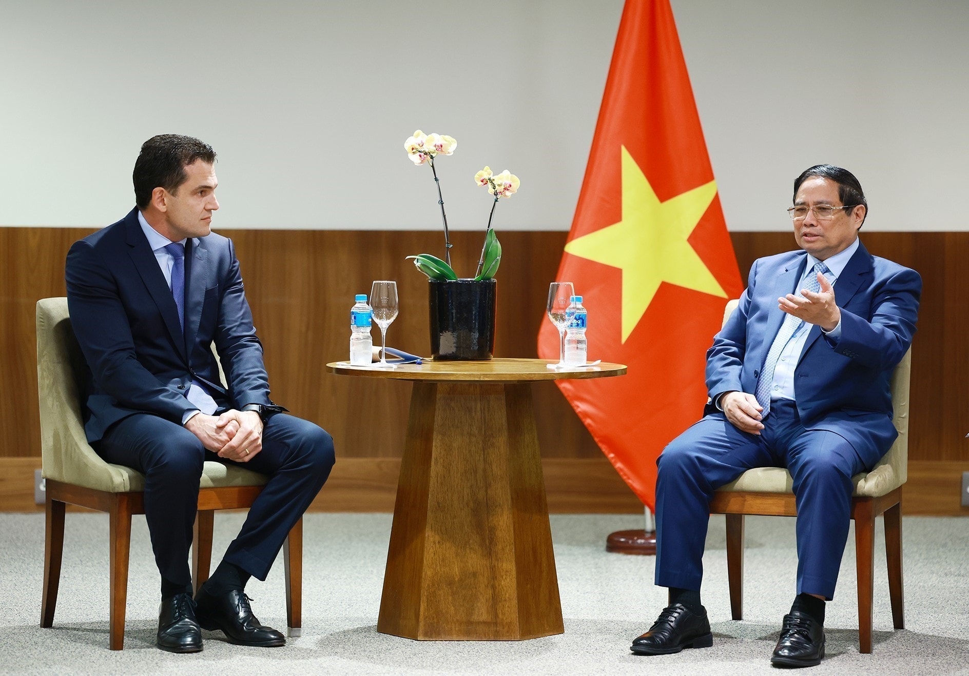 Thủ tướng Phạm Minh Chính làm việc với các tập đoàn kinh tế Brazil