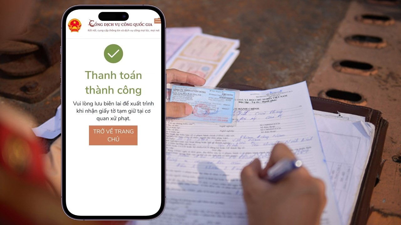 Cách đóng phạt giao thông online vô cùng thuận tiện và đơn giản