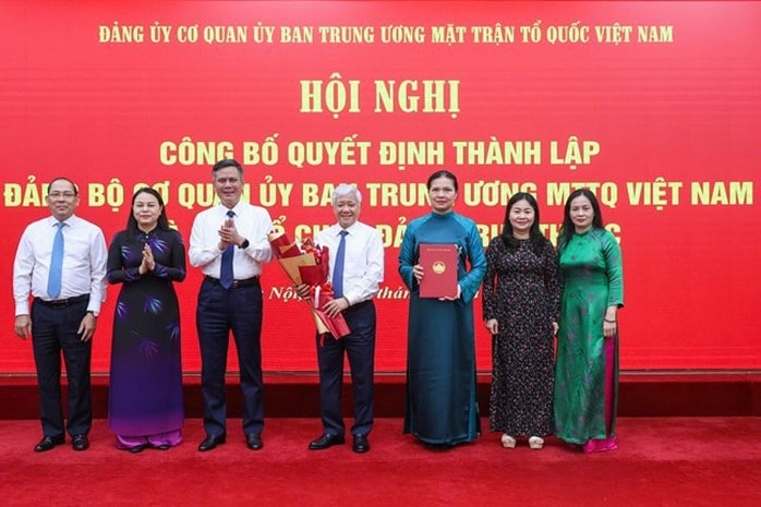 Ông Đỗ Văn Chiến làm Bí thư Đảng ủy Cơ quan Ủy ban Trung ương MTTQ Việt Nam- Ảnh 1.