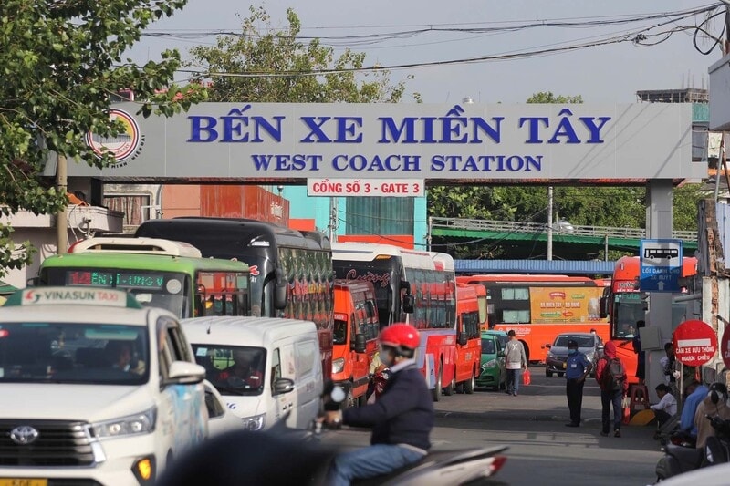 Ben xe mien Tay