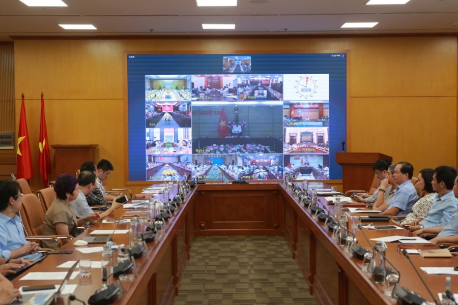 Cuộc họp kết nối tới 34 tỉnh, thành phố trực thuộc Trung ương, 3.321 xã, phường, đặc khu trên cả nước.