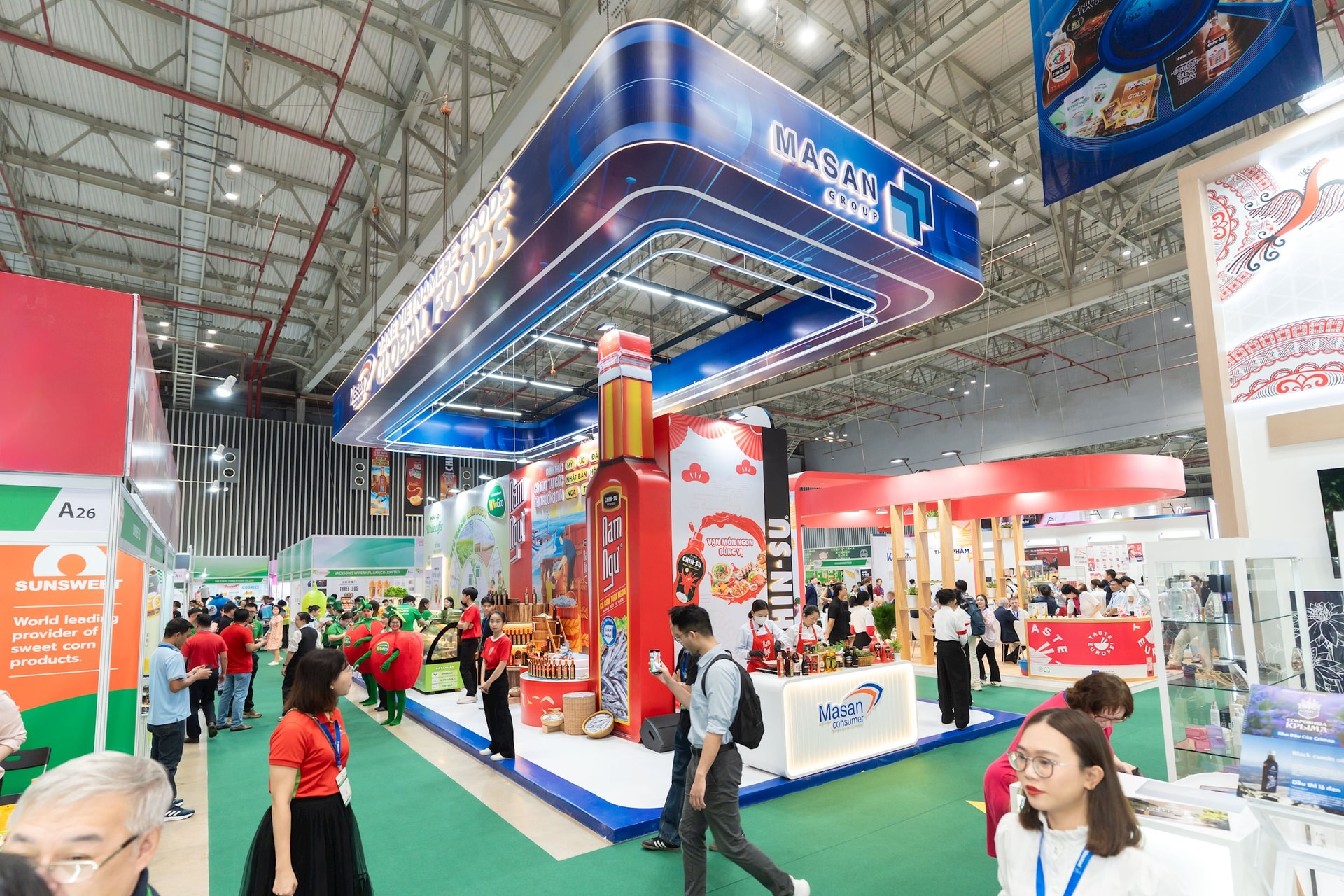 Không gian triển lãm và trải nghiệm của Masan tại Vietfood & Beverage Propack 2025 (2)