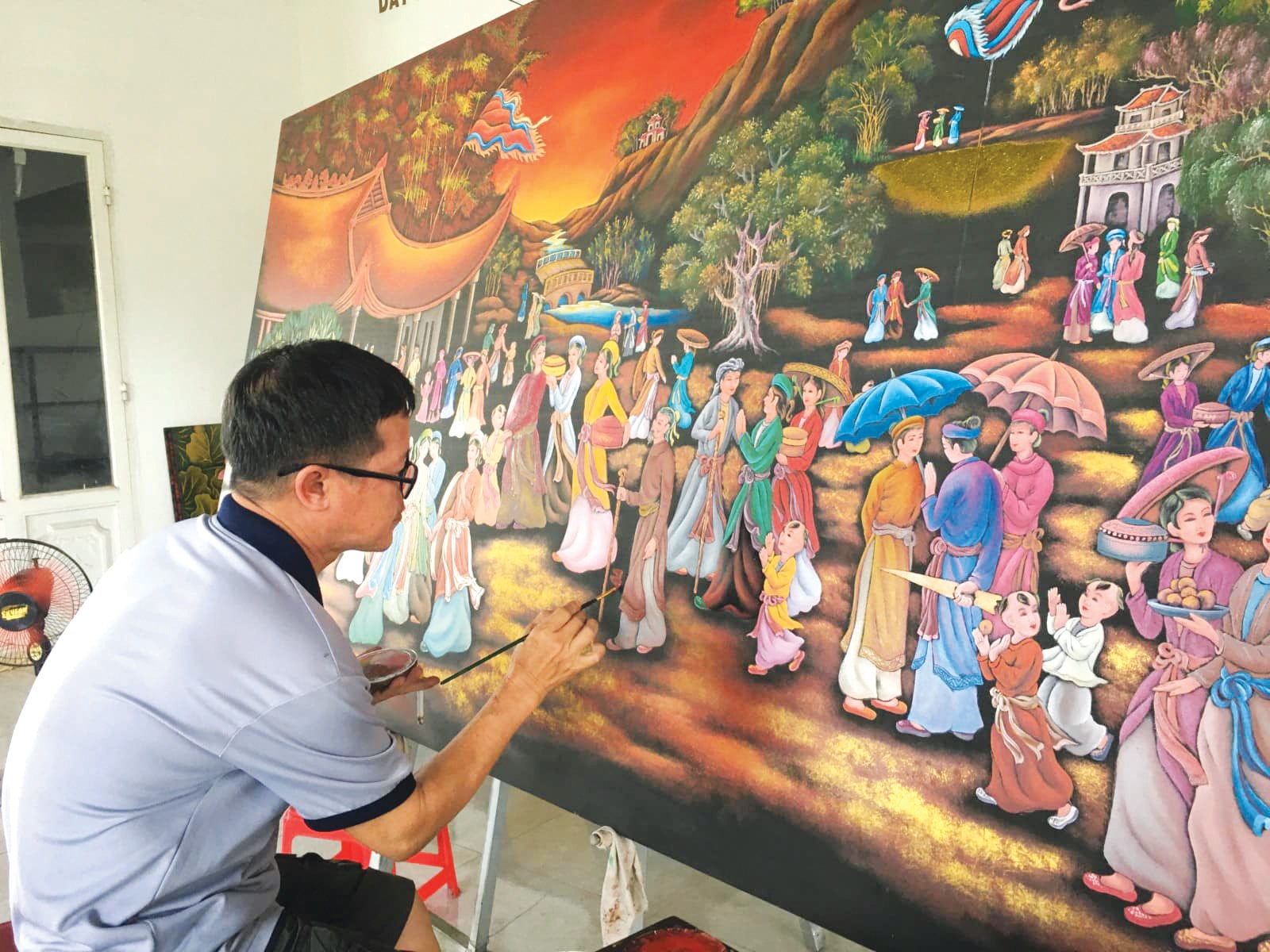 Làng nghề Sơn mài Tương Bình Hiệp của Bình Dương (cũ), nay là TP.HCM mới