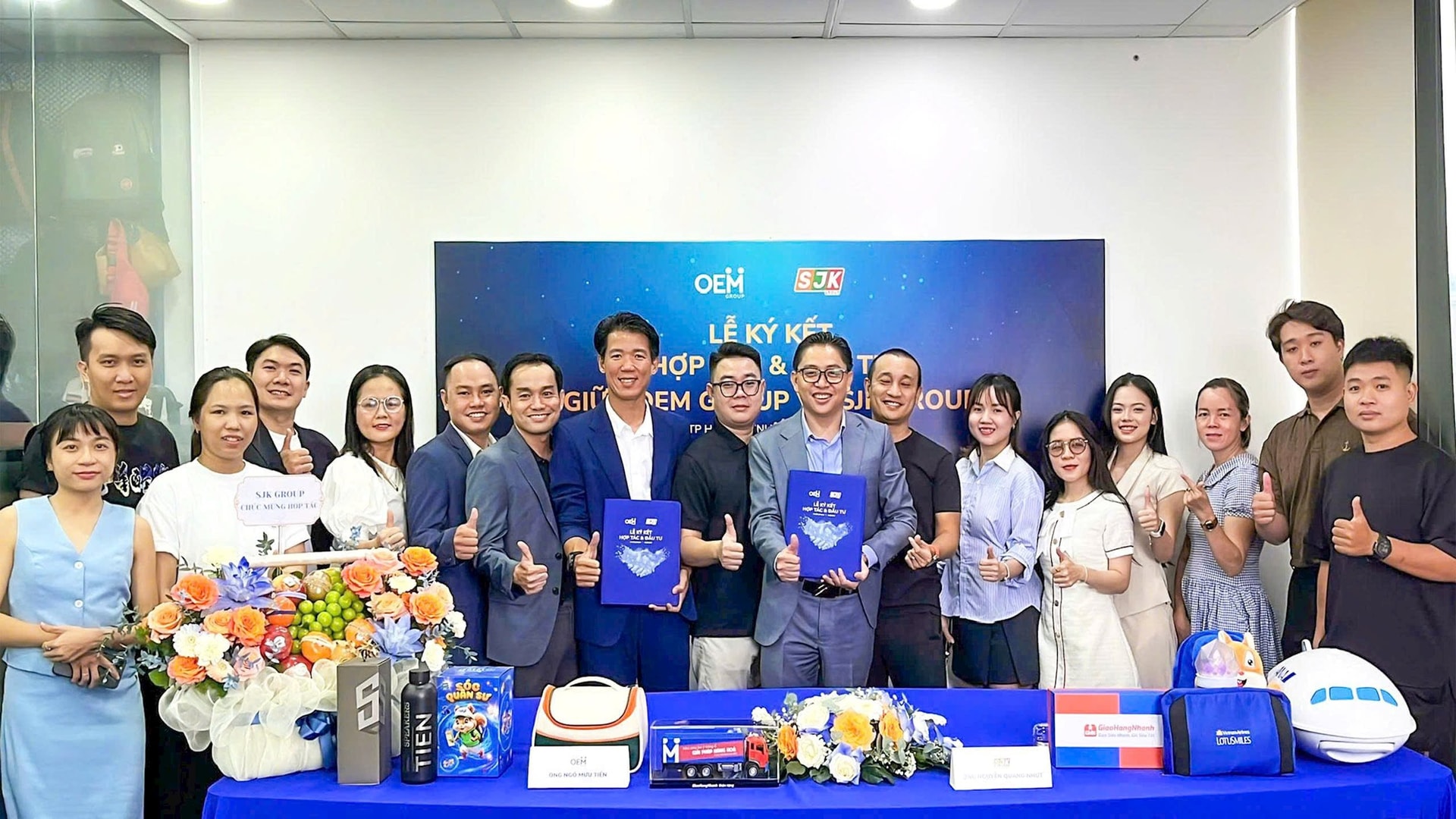 Lễ công bố đầu tư vào công ty OEM