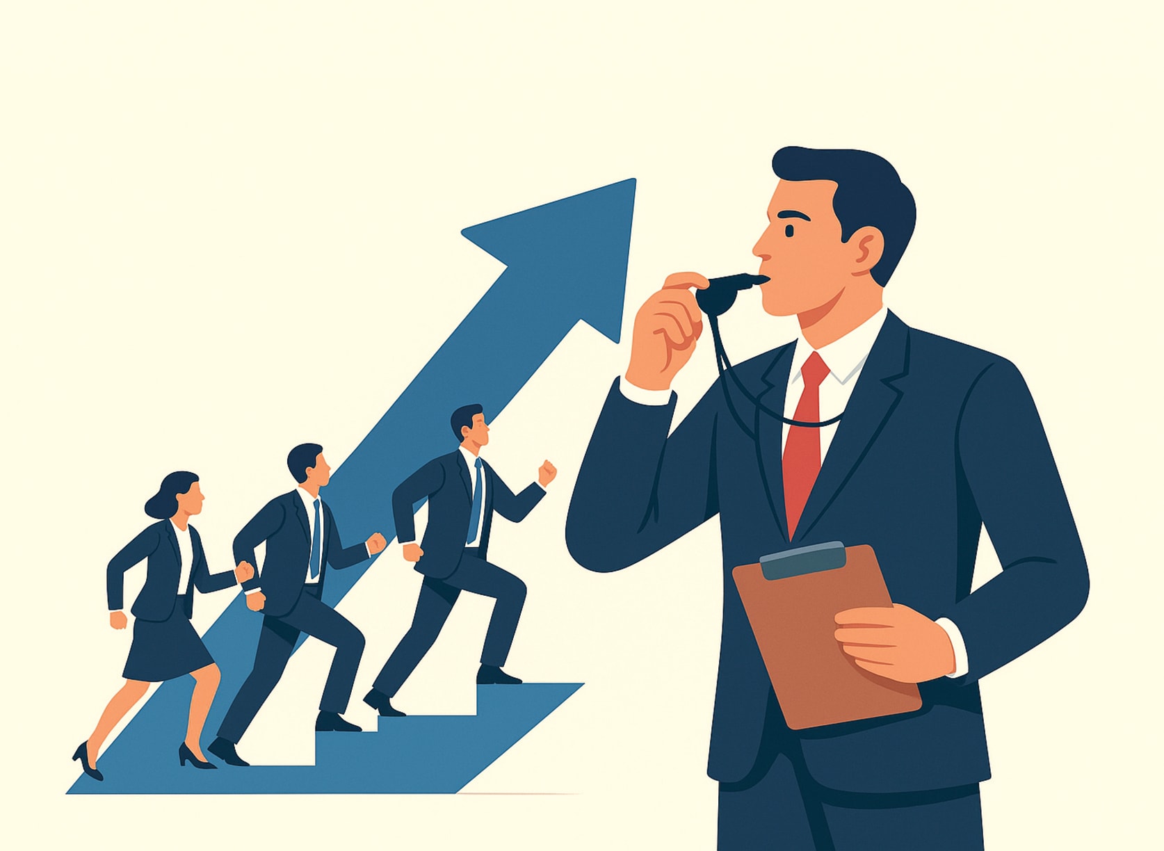 Người quản lý phải giống như một huấn luyện viên. Ảnh minh hoạ AI copy