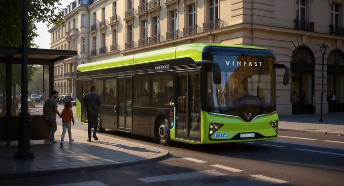 Xe buýt điện VinFast sắp có mặt tại châu Âu- Ảnh 1.