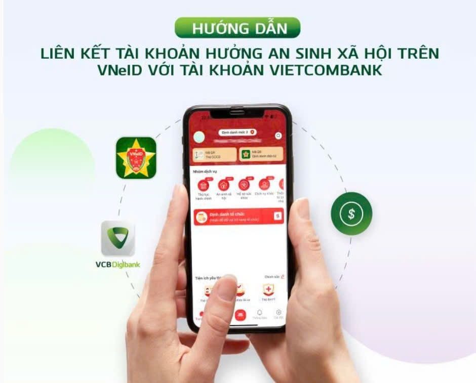 Hướng dẫn cách nhận chi trả an sinh xã hội, quà Tết Độc lập qua VNeID