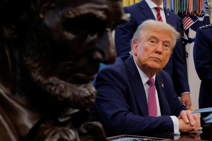 Tổng thống Mỹ Donald Trump tại Nhà Trắng ngày 5/9. Ảnh: Reuters