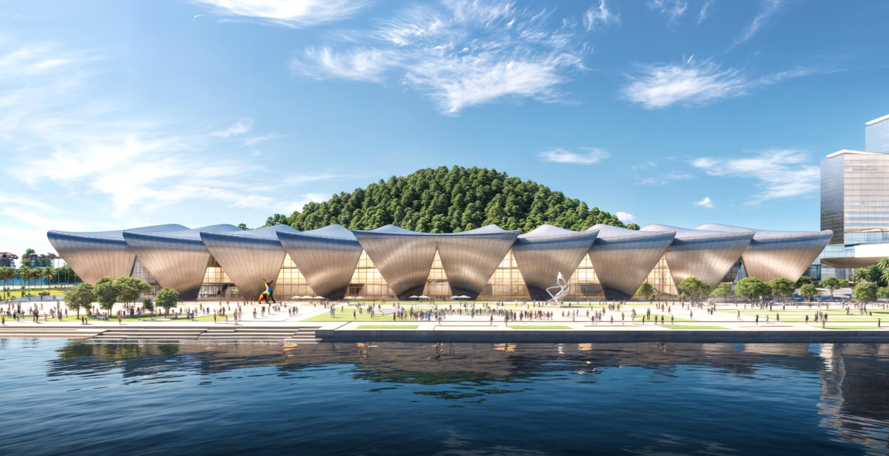Phối cảnh Trung tâm Hội nghị APEC (S2, S3, S4) 2